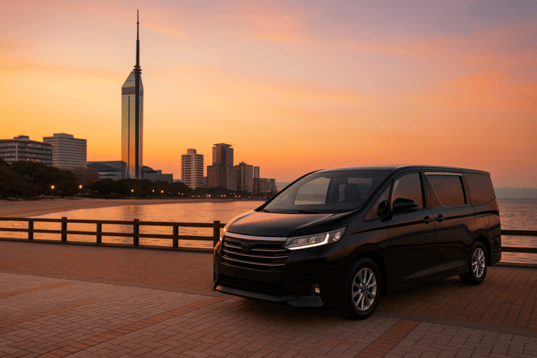 Fukuoka Private Vehicle Service with Restaurant Reservation