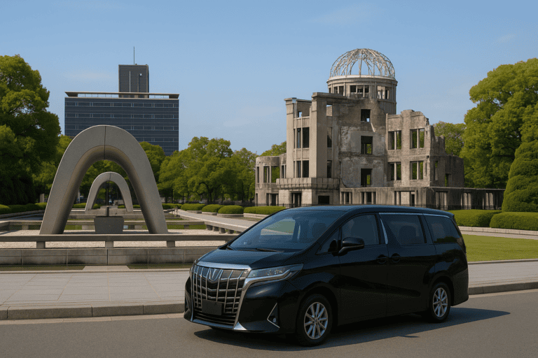 Hiroshima Private Vehicle Service with Restaurant Reservation