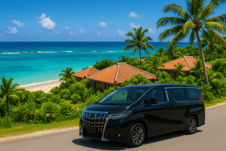 Okinawa Island Private Vehicle Service with Restaurant Reservation
