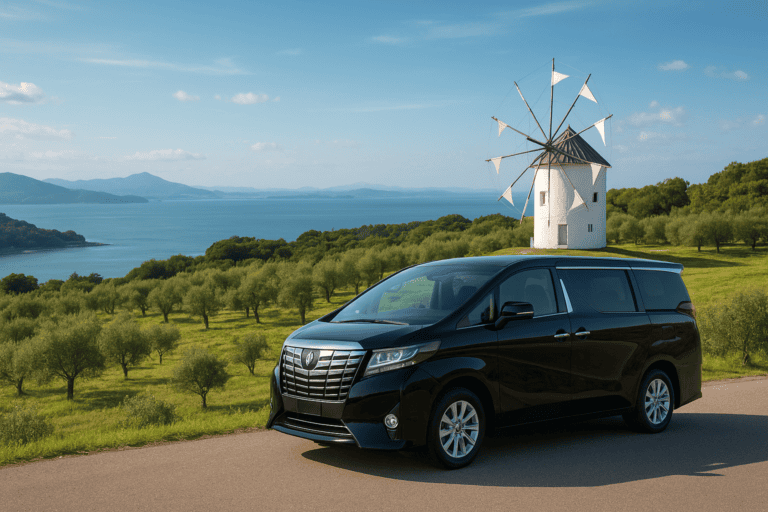 Shodoshima Private Vehicle Service with Restaurant Reservation