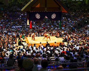 Sumo Tournament Experience in Osaka