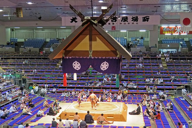 Grand Sumo Tournament in Fukuoka