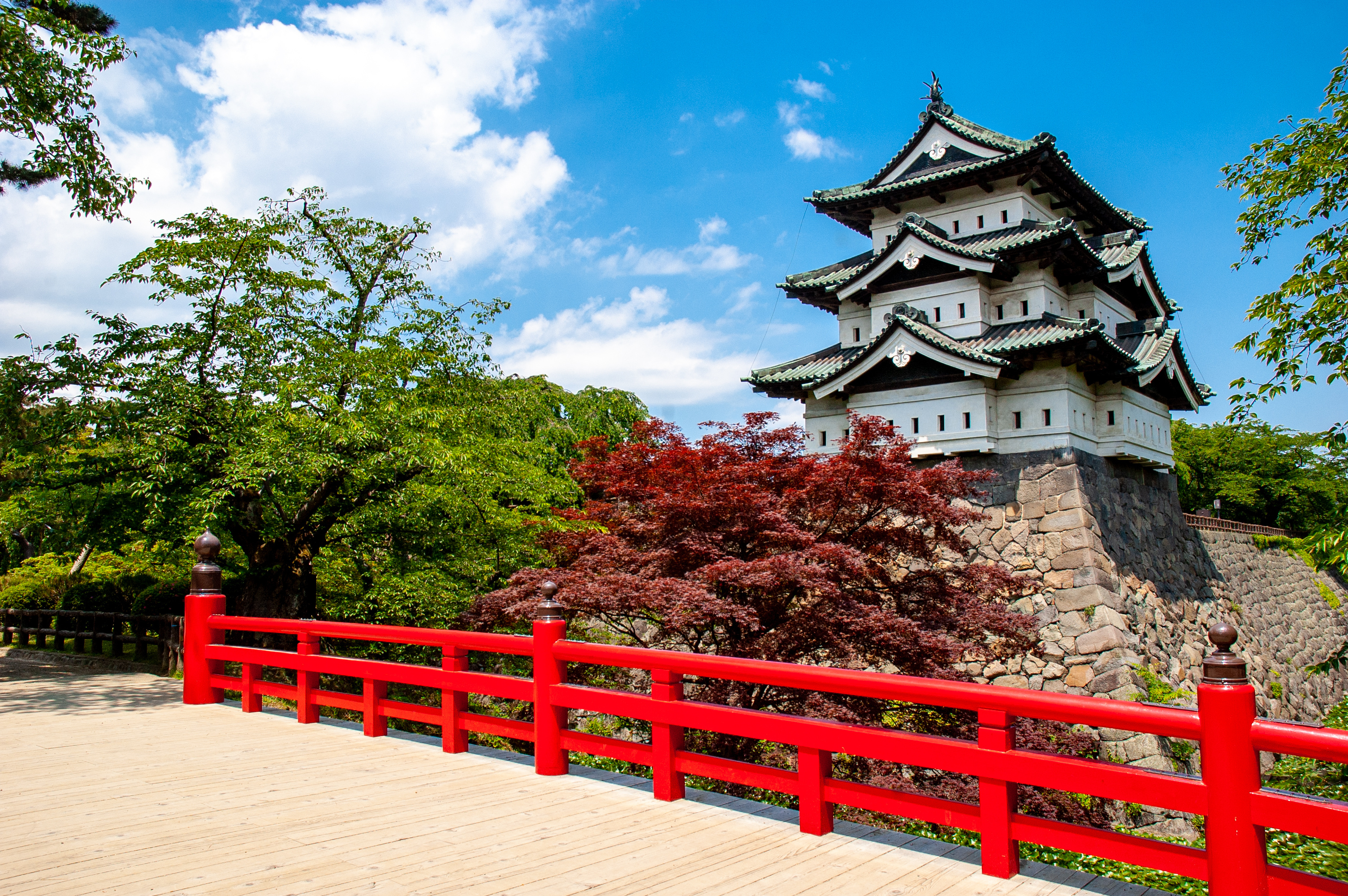 Hirosaki Castle in Aomori, Japan