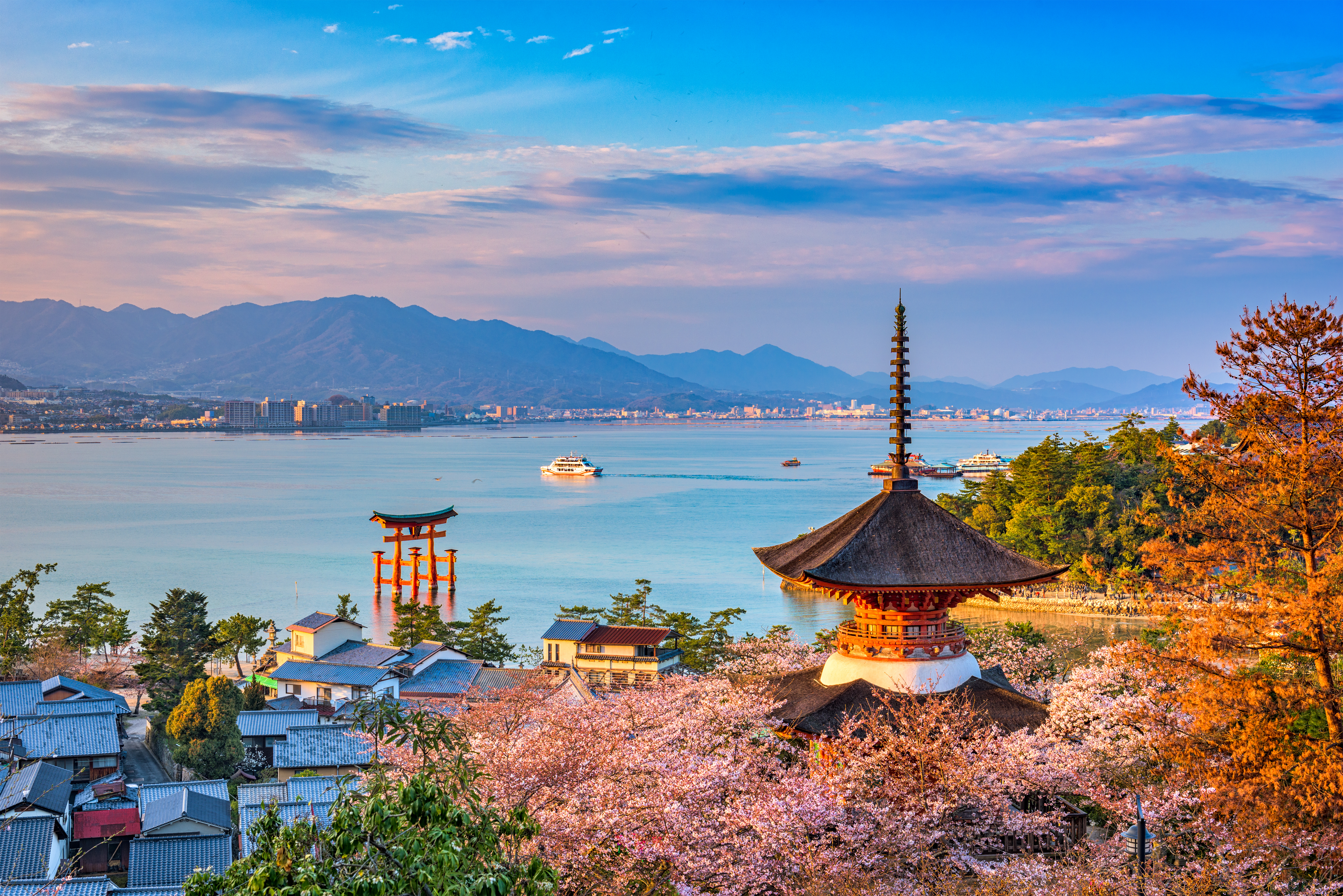 Miyajima Island in Hiroshima, Japan