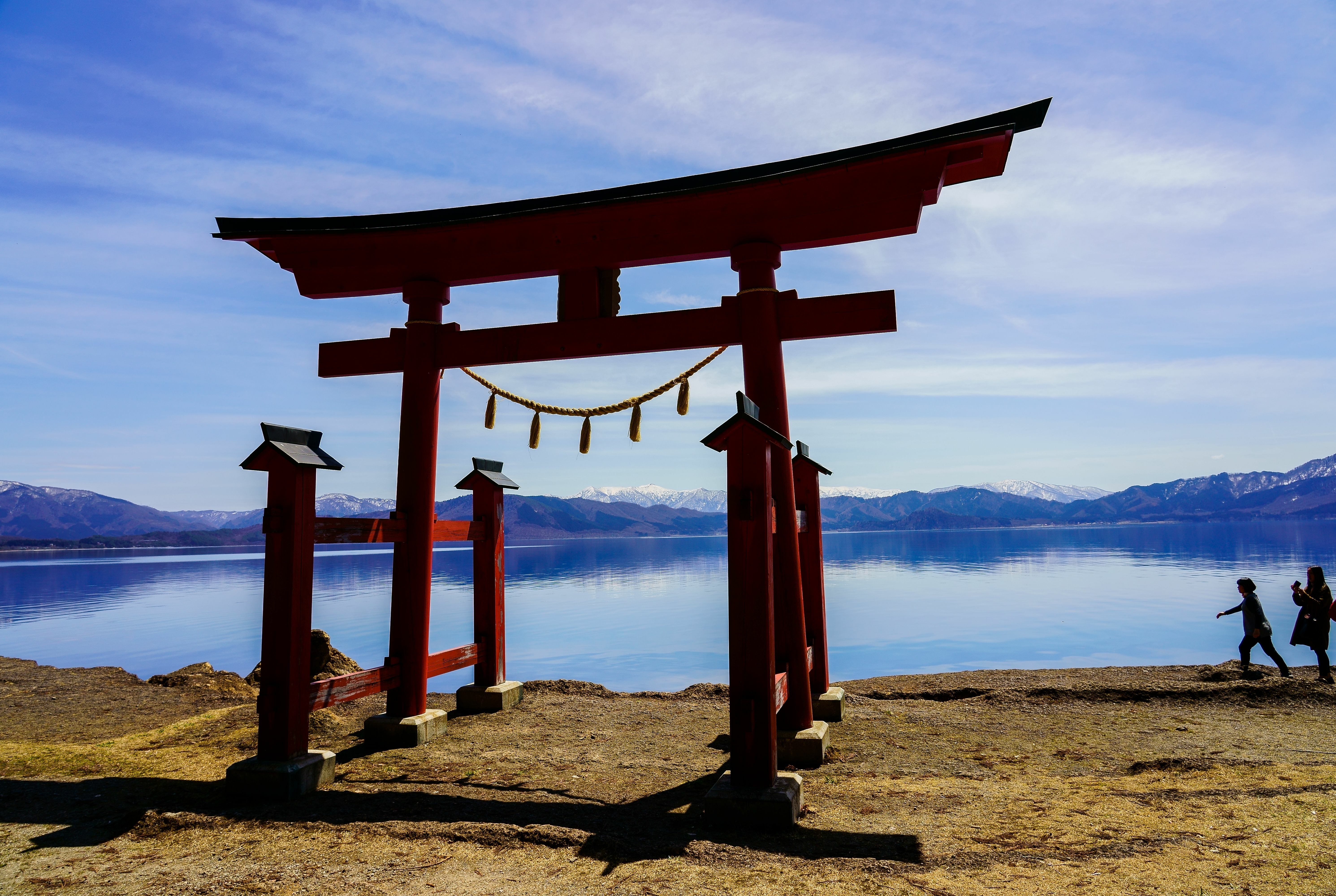 Lake Tazawa in Akita, Japan