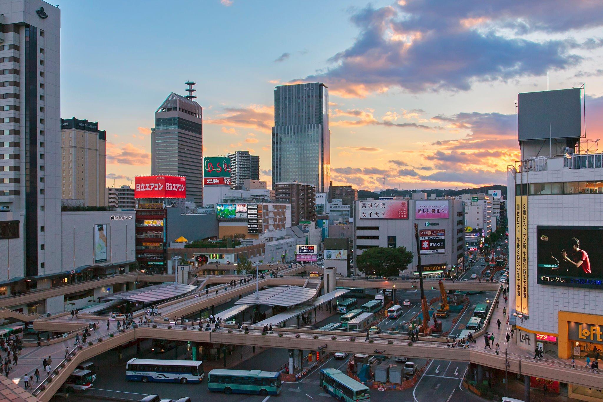 Sendai in Miyagi, Japan