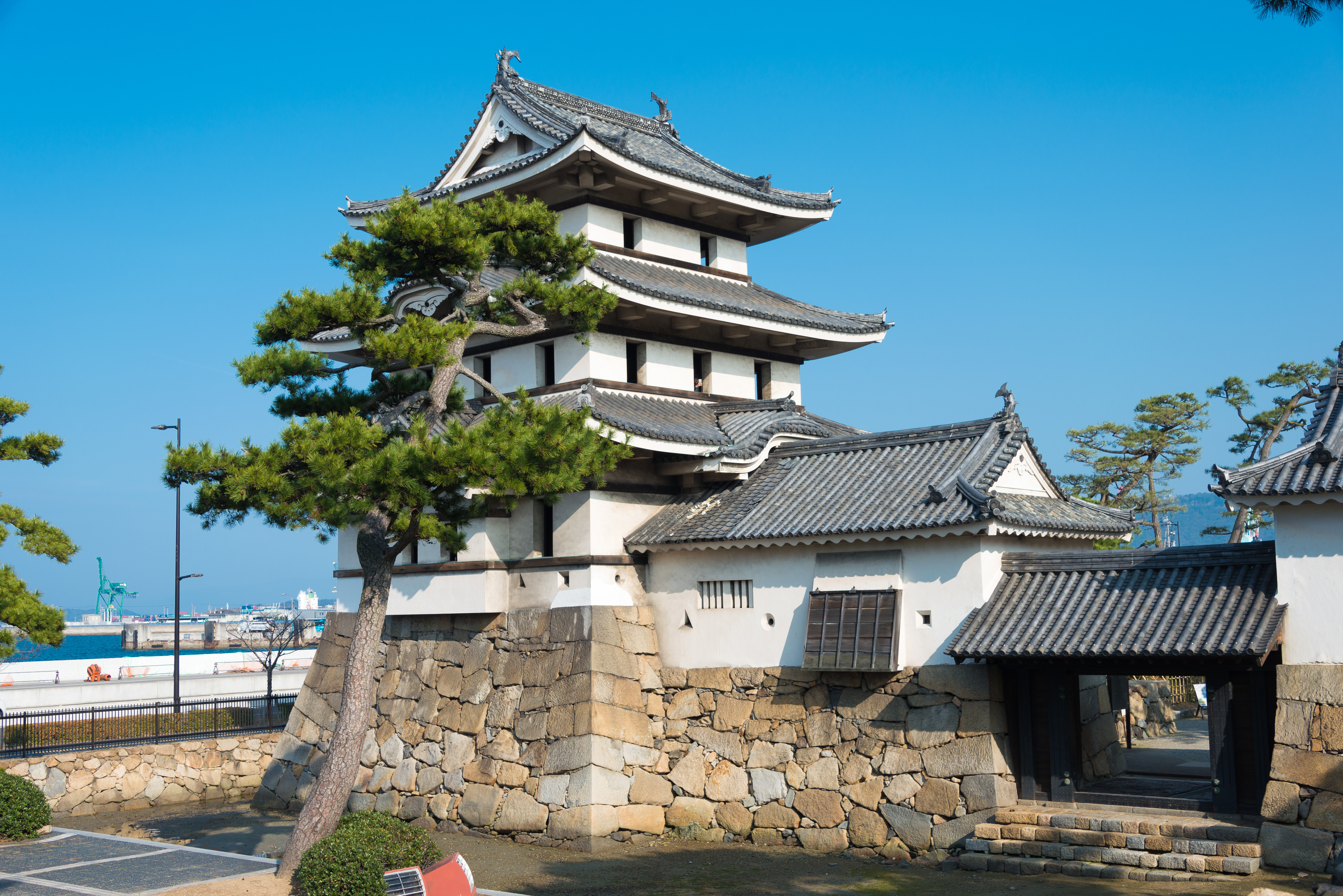 Takamatsu in Kagawa, Japan