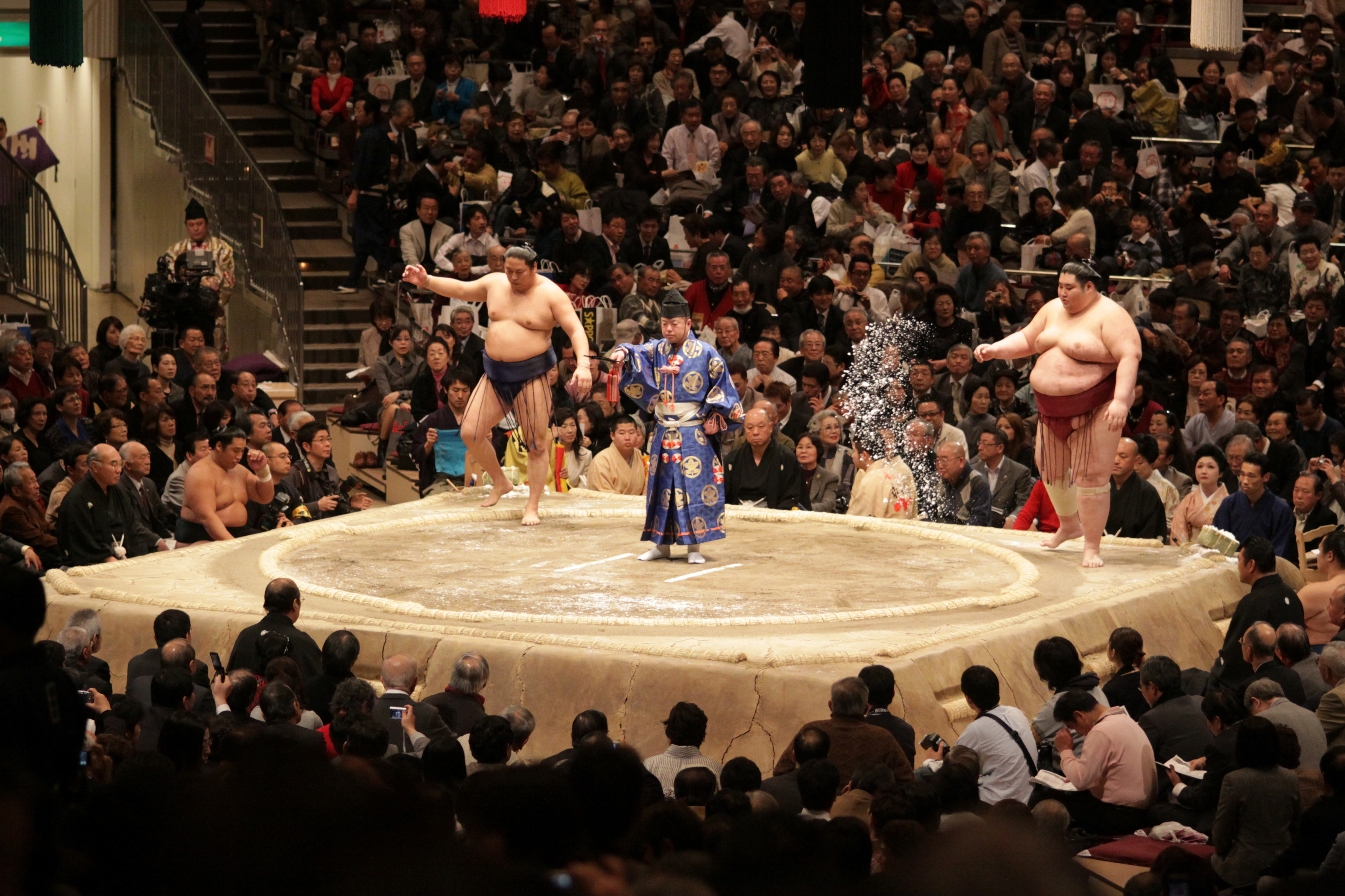 Grand Sumo Tournament in Osaka