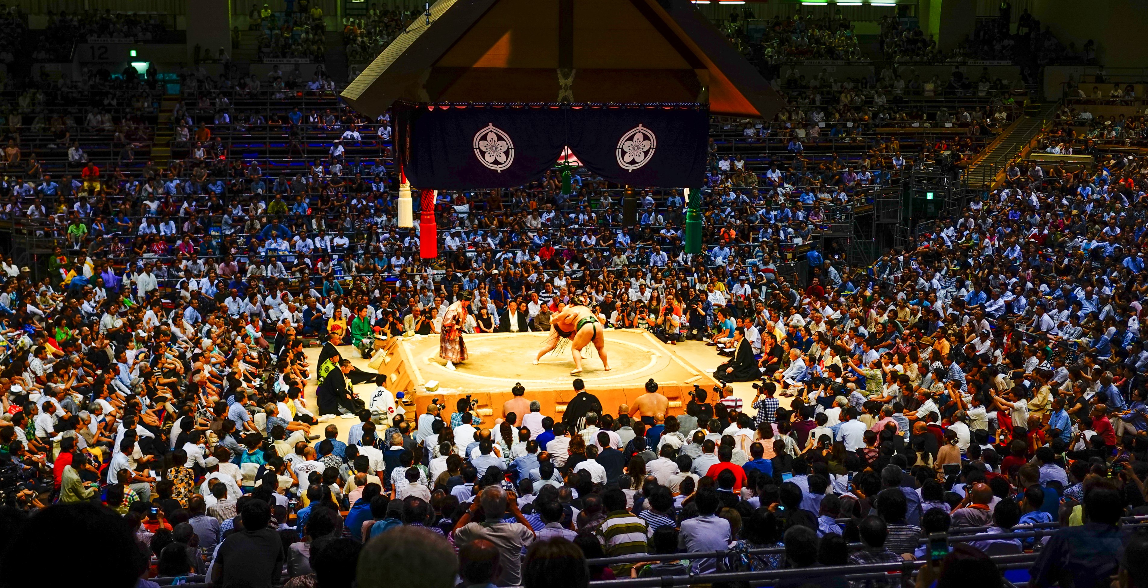 Grand Sumo Tournament in Tokyo