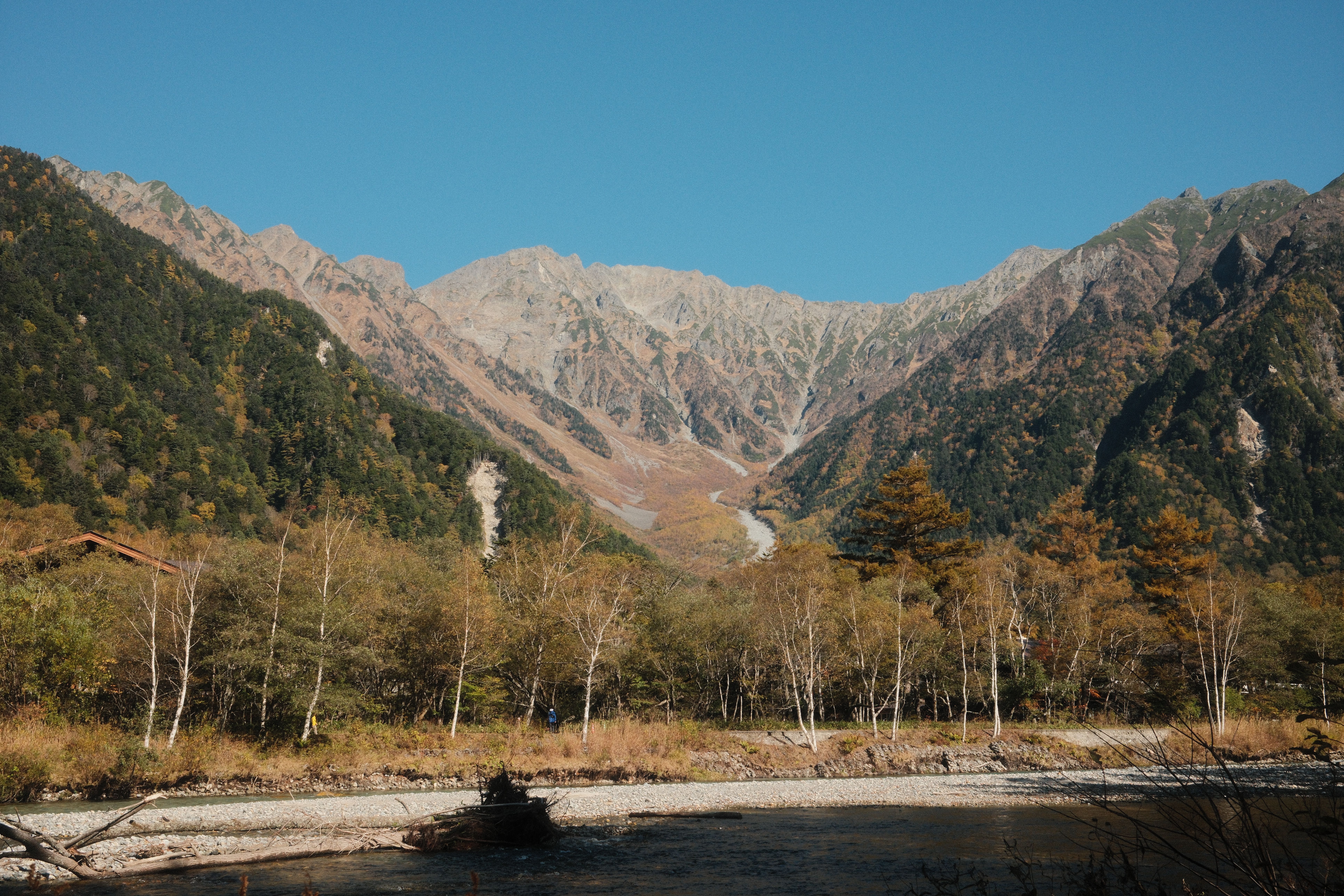 Japanese Alps at Kamikochi in Nagano, Japan