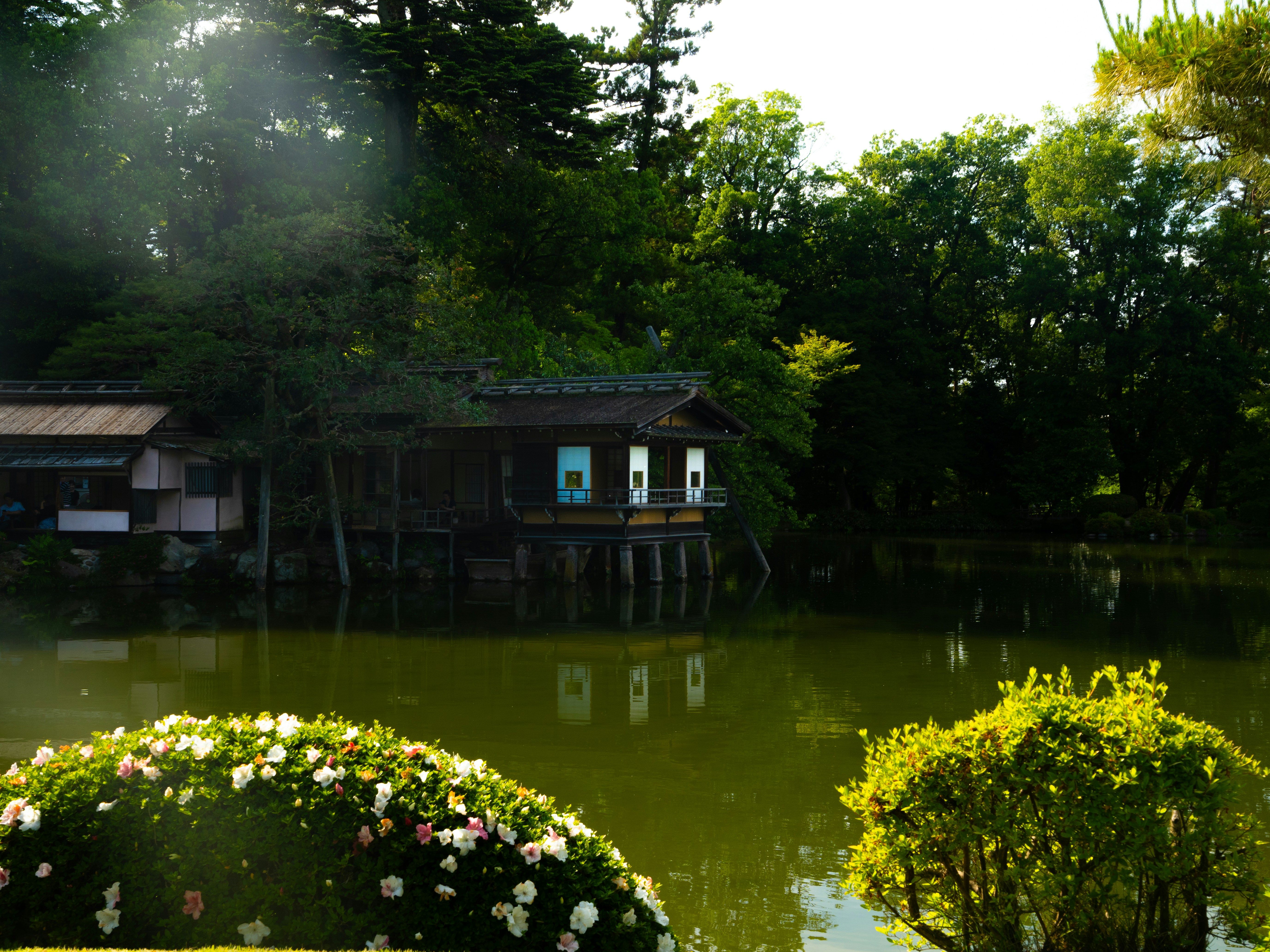 Kenrokuen Garden in Kanazawa, Ishikawa, Japan